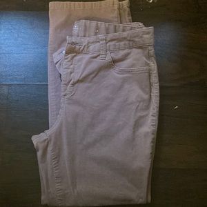 baby/salmon pink straight leg corduroys